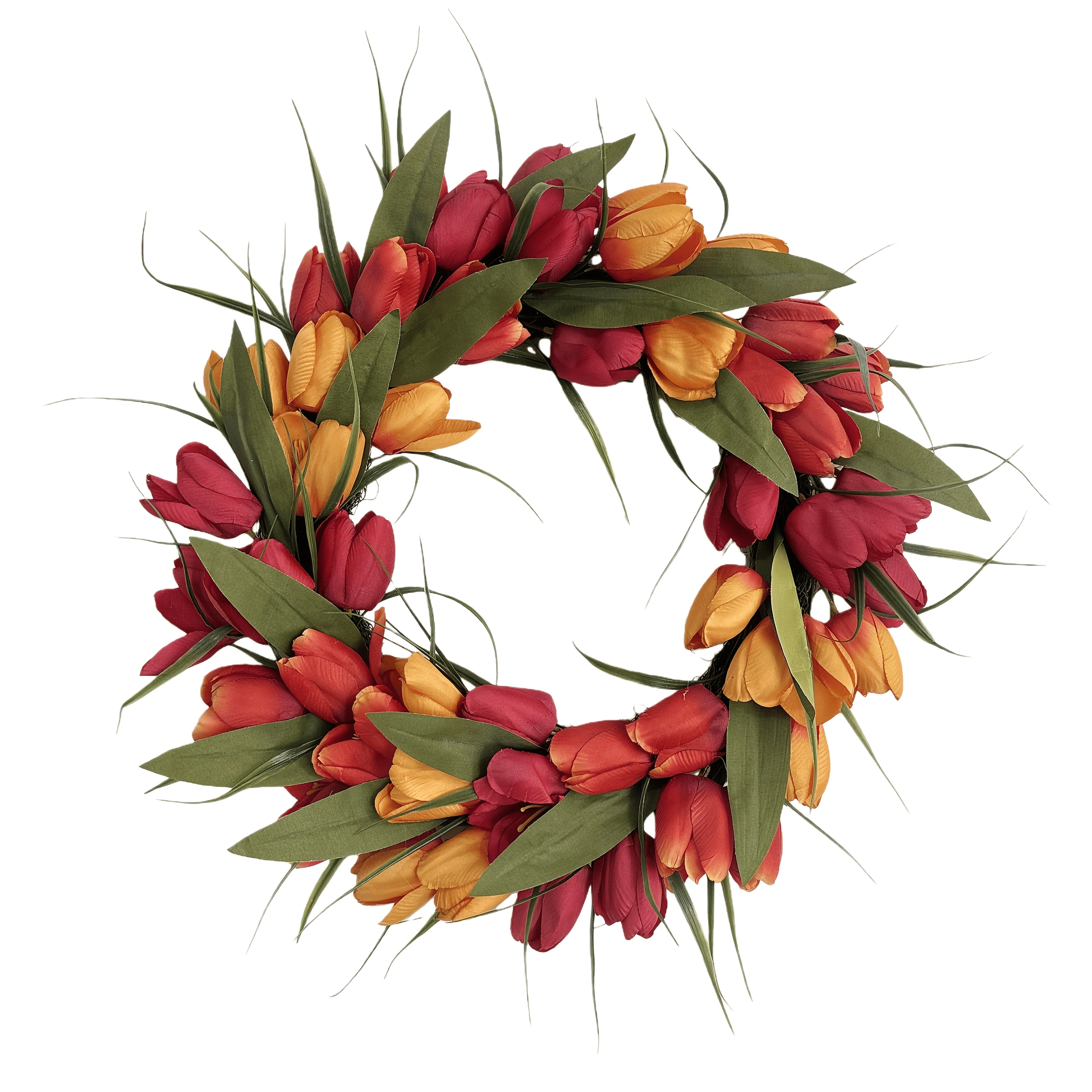 20" Tulip Wreath – Style D