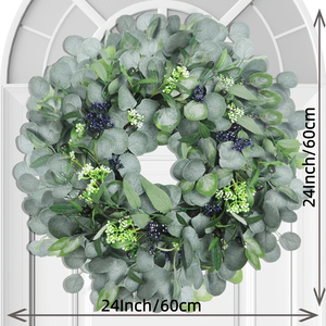 24" Eucalyptus Leaf Wreath