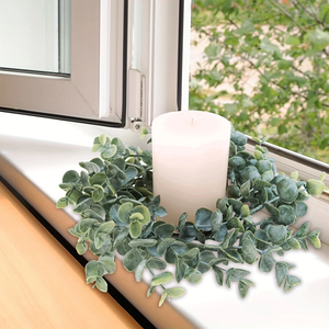 Eucalyptus Candle Rings — Set of 6