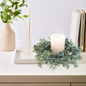 Eucalyptus Candle Rings — Set of 6