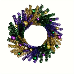18" Mardi Gras Ball Decoration Wreath