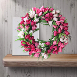20" Tulip Wreath – Style A