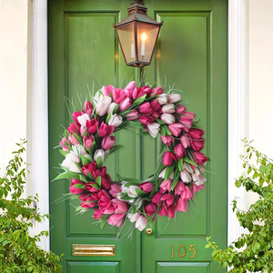 20" Tulip Wreath – Style A