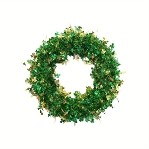 18" St. Patrick's Day Clover Flower Wreath