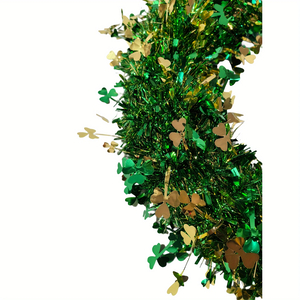 18" St. Patrick's Day Clover Flower Wreath