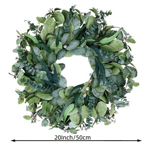 20" All-Weather Eucalyptus Wreath