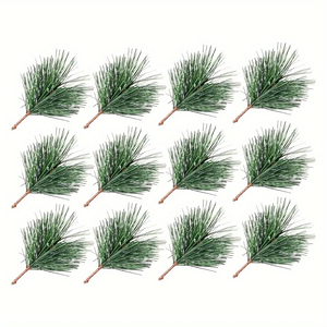 12pcs Artificial Pine Needle Branches