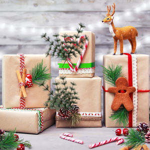 Artificial Pine Needle Branches — 4pcs, 12 In.