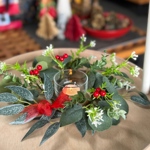 Boho Decorative Eucalyptus Candle Rings — Set of 6 review photo