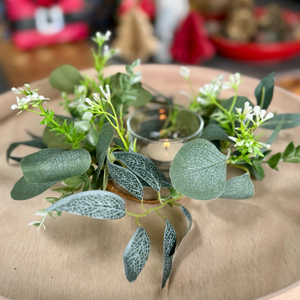 Boho Decorative Eucalyptus Candle Rings — Set of 6 review photo