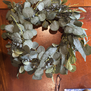 20" All-Weather Eucalyptus Wreath review photo