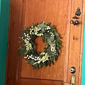 20" Eucalyptus & Olive Leaf Wreath with Berries review photo