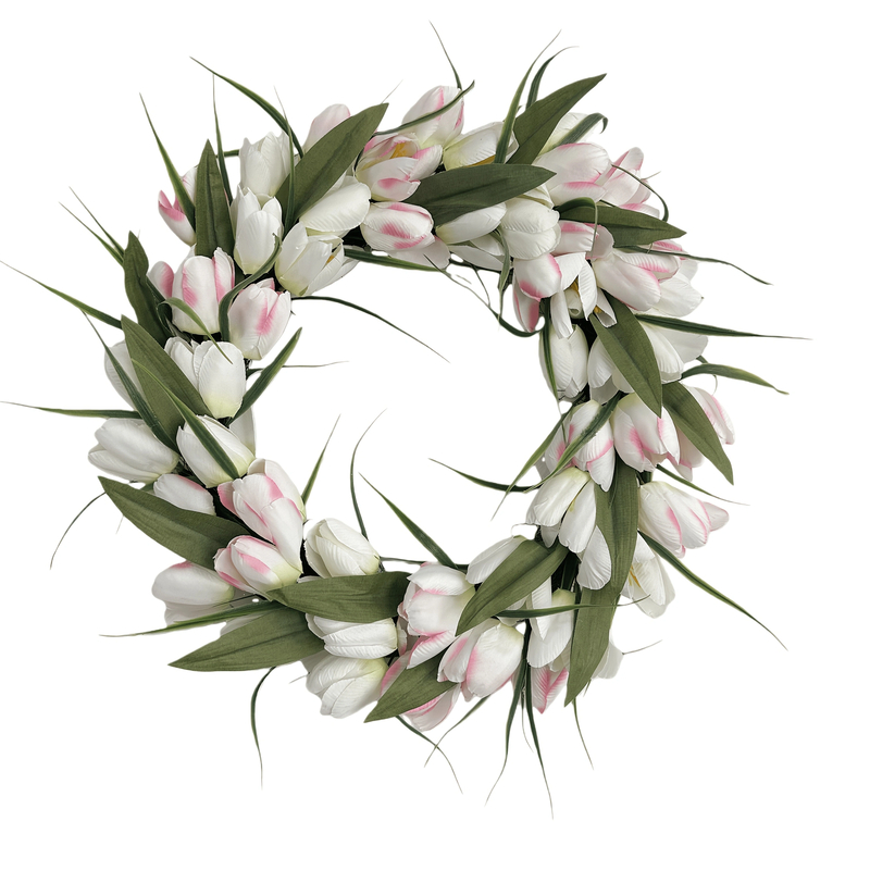 20" Tulip Wreath – Style C