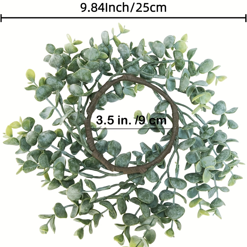 Eucalyptus Candle Rings — Set of 6 - Preview