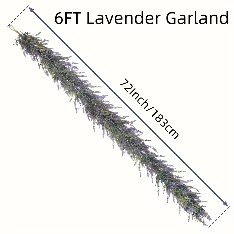 6FT Lavender Vine Artificial Spring & Summer Vine - Preview